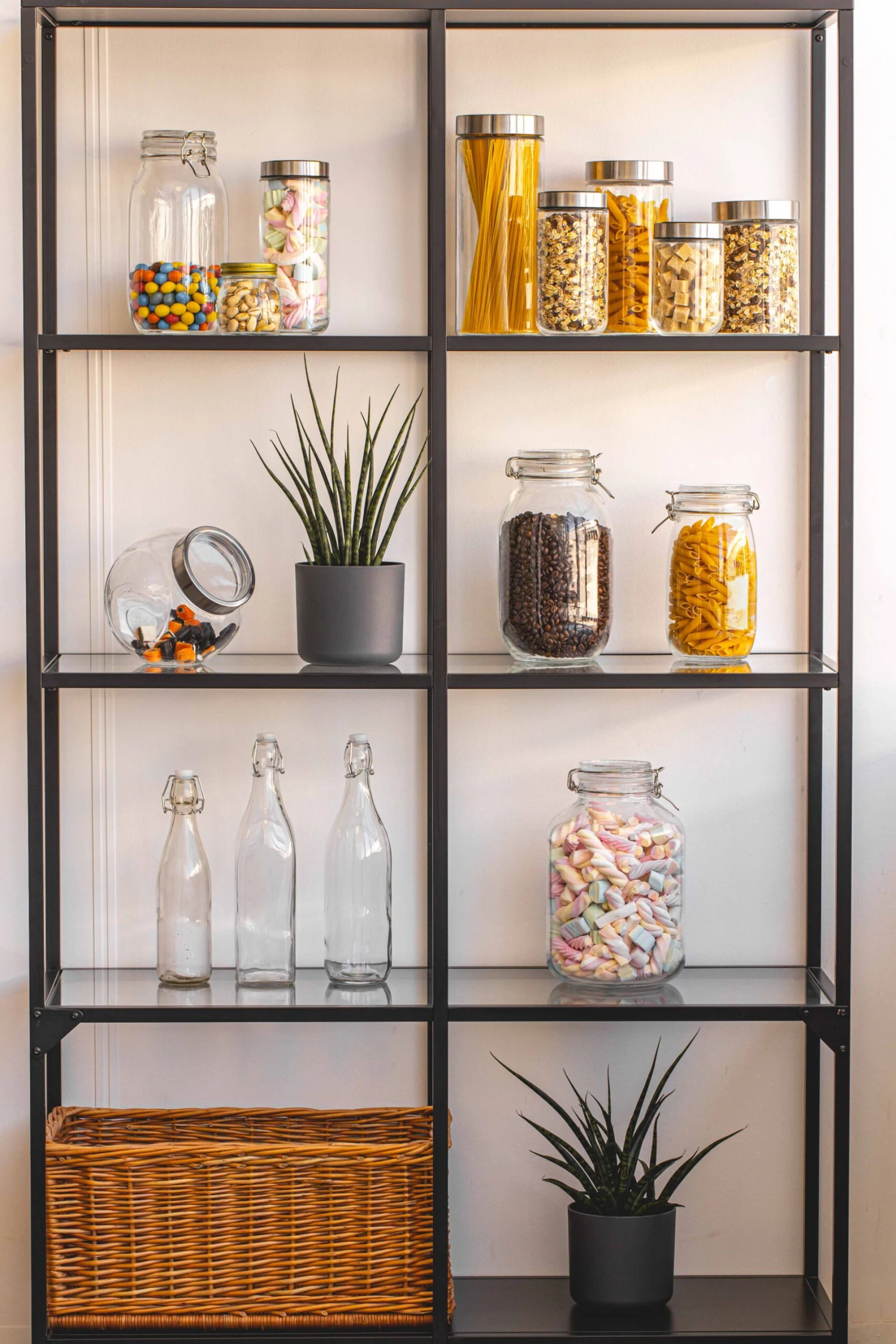 Sareva Voorraadpot - Glas / RVS Deksel - ø 8 Cm / 1 Liter 3 Sareva Voorraadpot - Glas / RVS Deksel - ø 8 Cm / 1 Liter - Afbeelding 3