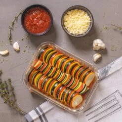 Sareva Glazen Vershoudbakje Cook & Fresh - Rechthoek - 4-delig -Aanbiedingen Keukenkracht Winkel product 1 10