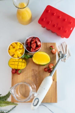 Sareva IJsjesmaker - 10 Ijsjes - Rood - Siliconen - Easy Release - Herbruikbaar -Aanbiedingen Keukenkracht Winkel sareva ijsjesvorm