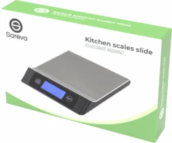 Sareva Keukenweegschaal Slide -Aanbiedingen Keukenkracht Winkel slide Package New