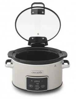 Crockpot Slowcooker - Digitaal - 3.5 Liter - CR060 -Aanbiedingen Keukenkracht Winkel slowcooker beige 2