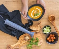 Alessi Staafmixer Set Plissé - Grijs - Michele De Lucchi - MDL10S G -Aanbiedingen Keukenkracht Winkel staafmixer 3 1