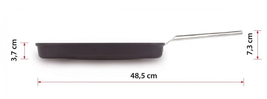Valira Grillpan Aire Basics - Zwart - 28 X 28 Cm 2 Valira Grillpan Aire Basics - Zwart - 28 X 28 Cm - Afbeelding 2