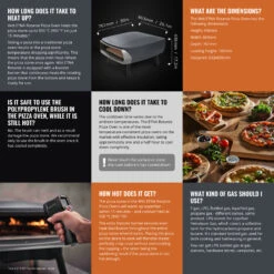 Witt Pizza Oven Etna Rotante - Op Gas Voor Buiten - Mat Grafiet - Voor ø 40 Cm Pizza's - Roterende Pizzasteen -Aanbiedingen Keukenkracht Winkel wp etna rotante ecom graphite 008